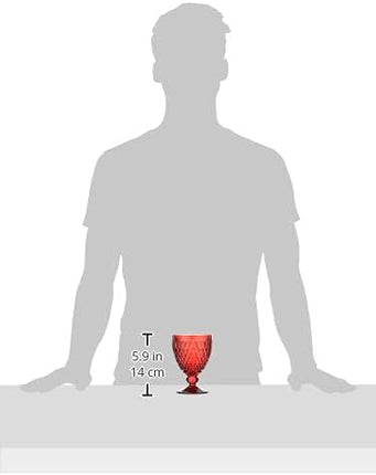 Boston Wine Goblet Box Set of 4 by Villeroy & Boch - Dishwasher Safe - Made in Germany - Premium Crystal Glass - Perfect for Red Wine, White Wine, Cocktails, and More - Red
