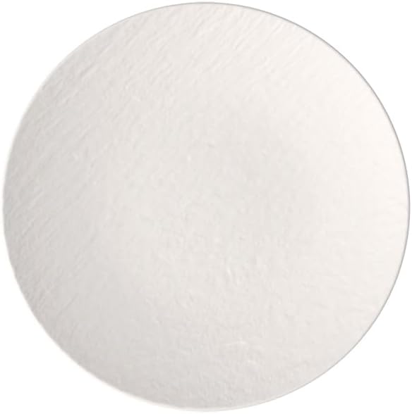 Villeroy & Boch Manufacture Rock Blanc Plate, 9.75 in, Premium Porcelain, White