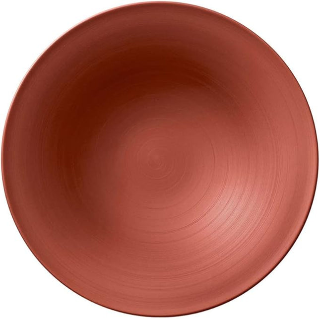 Villeroy & Boch Manufacture Glow Coupe Deep Plate (all over), 9.5 oz, Premium Porcelain, Copper