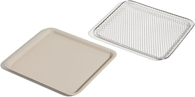 Our Place Wonder Oven Essentials Kit | Extra Air Fryer Basket & Nonstick Ceramic-Coated Bake Pan | Oven Safe, Eco-Friendly | Steam