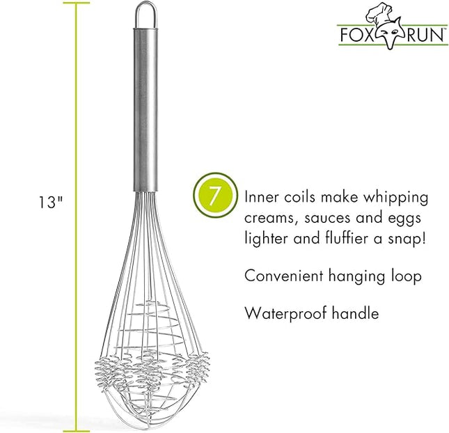 Fox Run Stainless Steel Ultimate Rapid Whisk Medium