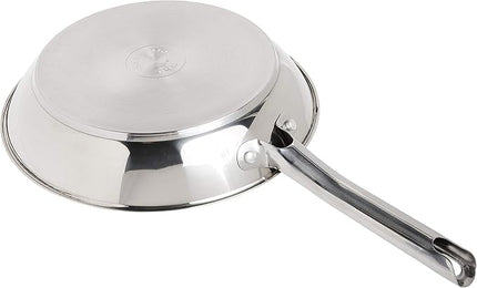 T-fal Performa Stainless Steel Sauté Pan 10.5 Inch Oven Broiler Safe 500F Cookware, Pots and Pans, Dishwasher Safe Silver
