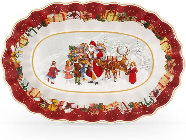 Villeroy & Boch 14-8332-2556 Pastry Plate, Porcelain, Red
