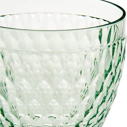 Villeroy & Boch Boston Green Crystal Goblets, Set of 4
