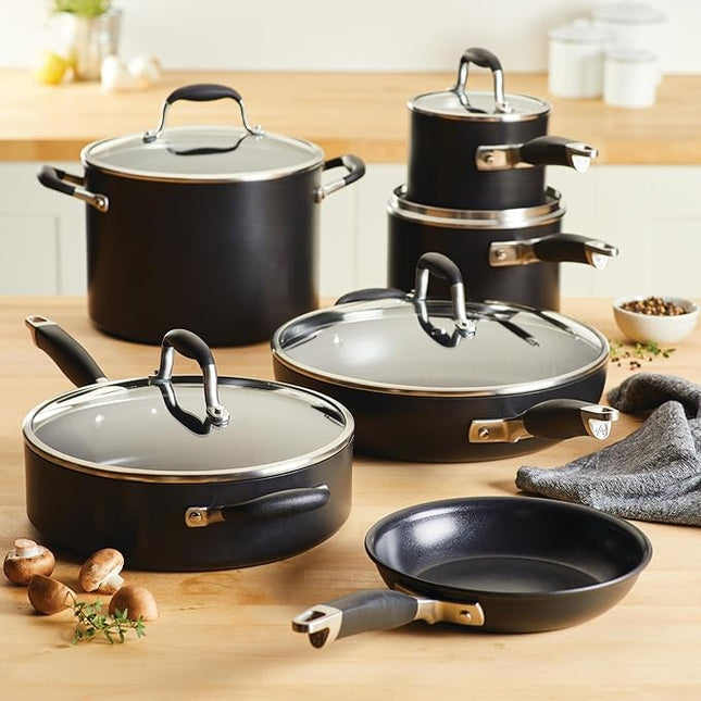 Anolon Advanced Home Hard Anodized 11-Piece Cookware Set