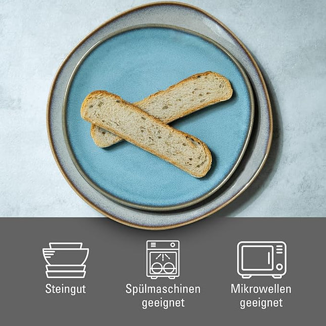 Like. by Villeroy and Boch – Lave Beige Dinner Plate, 28 cm, Large Flat Plate Made from Stoneware, Dishwasher and Microwave-Safe