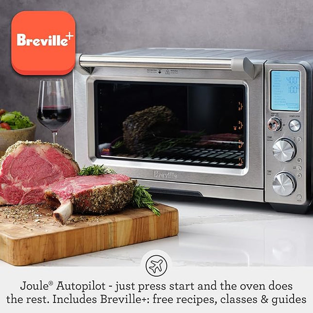Breville BOV950BSS Joule Smart Oven Air Fryer Pro Countertop Oven, Brushed Stainless Steel